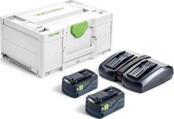 Festool SYS 18V 2x5, 0/TCL 6 DUO #####Energie-Set 577707 2. akkuval, Töltővel (577707) (577707)