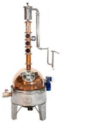 Panka Performance 100 L pálinkafőző elektromos keverővel, Gin aromakosárral gáz fűtéssel