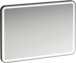 Laufen BASE 2.0 Négyszögletes tükör, 1000, környező LED világítással, 1 érintőérzékelő (Be-Ki / Színhőmérséklet-változás 3000-6000K), alumínium keret fekete matt, IP44, Matt Fekete H4443821084501 (H444382108