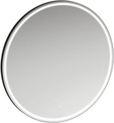 Laufen BASE 2.0 Kör alakú tükör, 1000, környező LED világítással, 1 érintőérzékelő (Be-Ki / Színhőmérséklet-változás 3000-6000K), alumínium keret fekete matt, IP44, Matt Fekete H4443921084501 (H4443921084501