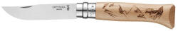Opinel Vri N°8 Inox Hiking kés természetes