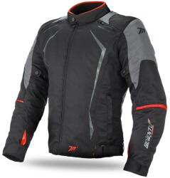 Seventy Degrees SD-JR47 motoros kabát fekete-szürke-piros - motozem - 63 970 Ft