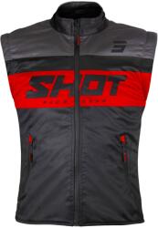 Shot Bodywarmer Lite motoros mellény fekete-piros