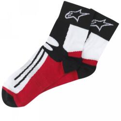 Alpinestars Racing Road zokni rövid fekete-fehér-piros