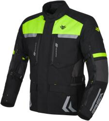RSA Storm motoros kabát fekete-szürke-fluo sárga