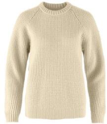 Fjällräven Övik Waffle Knit Women Pulover Light Beige L