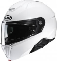 HJC Cască de motocicletă rabatabilă HJC i91 Solid alb perlat (HJC1543290)