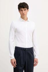 Benetton pamut ing olasz galléros, fehér, slim, 5X37UQ064 - fehér M