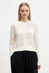 HUGO gyapjú kardigán bézs, könnyű, 50550984 - bézs XS