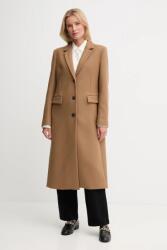 Tommy Hilfiger baba gyapjúkeverék pulóver barna, WW0WW47445 - barna 36