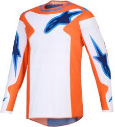 Alpinestars Tricou motocross Alpinestars Fluid Grid portocaliu-albastru (AIM170-0357)