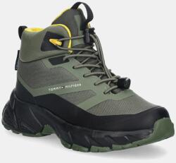 Tommy Hilfiger gyerek téli csizma zöld, T3X4-34141 - zöld 30
