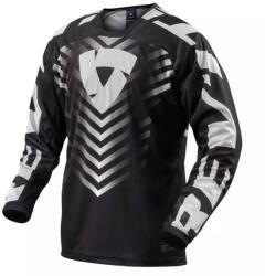 Revit Tricou motocross Revit Rough negru și alb (REFSO021-1600)