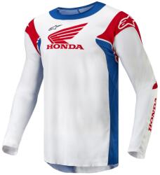 Alpinestars Tricou de motocross Alpinestars Racer Iconic Honda colecție alb-albastru-roșu-negru (AIM170-0245)