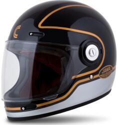 Cassida Cască integrală pentru motociclete Cassida Fibre Jawa Sport negru-argintiu-auriu (AIM140-1483)