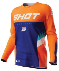 Shot Tricoul de motocros Shot Contact Tracer albastru-portocaliu lichidare (SHOA08-12B2-B04)