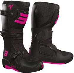 Shot Ghete motocross Shot Race 4 negru-roz fluo (SHOA09-24C1-A03) - motozem - 853,90 RON
