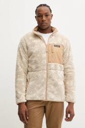 Columbia kifordítható szabadidős pulóver Winter Pass bézs, mintás, 2135651 - bézs M