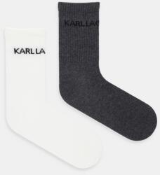 Karl Lagerfeld zokni 2 pár szürke, A4W47025 - szürke Univerzális méret