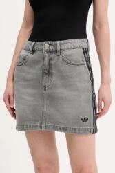 adidas Originals farmer szoknya Denim Mini Skt szürke, mini, ceruza fazonú, JW2657 - szürke 42