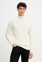 KARL LAGERFELD pulóver könnyű, bézs, garbónyakú, 554309.655037 - bézs L