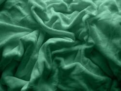  SOFT 180x200 cm sötétzöld mikroplüss lepedő