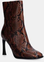 MICHAEL Michael Kors bőr csizma Kelsea barna, női, tűsarkú, 40F4KLHE5E. 230 - barna Női 38