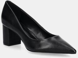 HUGO bőr flip-flop Devany fekete, magassarkú, 50536630 - fekete Női 37