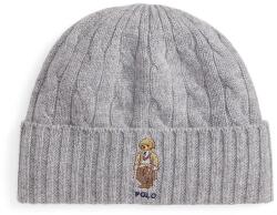 Ralph Lauren gyapjú sapka szürke, 449P08822 - szürke Univerzális méret