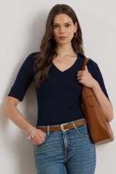 Lauren Ralph Lauren pamut póló fehér, 200815843 - sötétkék XS
