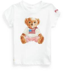 Ralph Lauren baba pamut póló - fehér 53-60