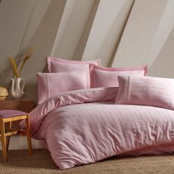 Şaheser Lenjerie de pat jacquard ranforce, Saheser, Jasmin Pink (Roz pudra) Lenjerie de pat