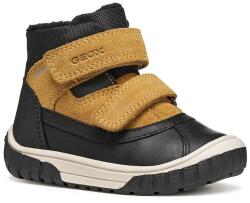 Geox gyerek télicipő bőrből OMAR fekete, B462DC. 04322 - fekete 23