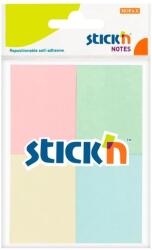 STICK'N Notes autoadeziv 38x51 mm, 4x50 file/set, STICK'N Pastel (HO-21090)