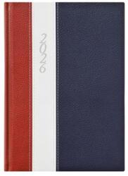 TopTimer Naptár, tervező, A5, napi, TOPTIMER Fashion , bordó-fehér-kék (NKF021BOFKU) - iroda24