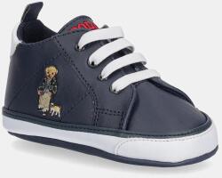 Ralph Lauren baba cipő QUILTON BEAR GORE HI LAYETTE - sötétkék 17