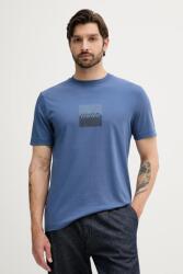 HUGO pamut póló nyomott mintás, 50542784 - kék XS