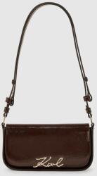 Karl Lagerfeld bőr táska - burgundia Univerzális méret - answear - 68 990 Ft