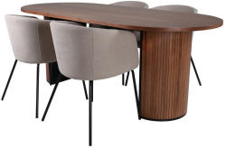  Étkezőgarnitúra Dallas 2749 (Bézs + Fekete)