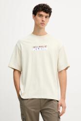 Calvin Klein Jeans pamut póló - bézs XL - answear - 16 490 Ft