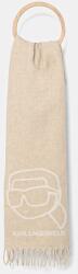 Karl Lagerfeld sál gyapjúkeverékből - bézs Univerzális méret