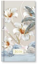 VECTRALINE Zsebnaptár VECTRALINE álló fehér lapos vegyes mintás 2026 - tonerpiac