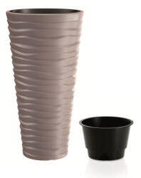Prosperplast SAND SLIM virágcserép mokka 29, 6 cm (DPSA300-7529U) - platinashop