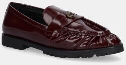 Pinko bőr félcipő Nora 01 bordó, lapos talpú, SD0435P114P61 - burgundia Női 36