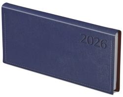 TopTimer Zsebnaptár TOPTIMER Traditional T030 fekvõ fehér lapos kék 2026 (T030T-004) - tonerpiac