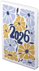 TopTimer Határidõnapló TOPTIMER Joy Flexi F012 B/6 heti fehér lapos Retro bloom 2026 (T012F-009) - tonerpiac