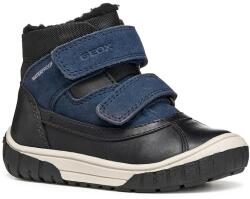 Geox gyerek télicipő bőrből OMAR sötétkék, B462DC. 04322 - sötétkék 20