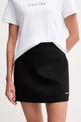 Calvin Klein Jeans szoknya fekete, mini, harang alakú, LV044D221G - fekete M