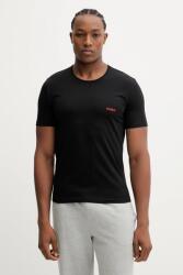 HUGO pamut póló 3 db nyomott mintás, 50532811 - fekete XL