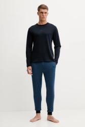 BOSS pamut pizsama fekete, mintás, 50550494 - fekete XL